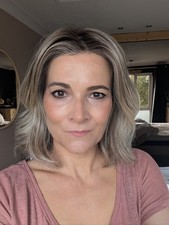 Teresa Wig Belletress Sparkling Champagne Blonde R handtied Natural bob