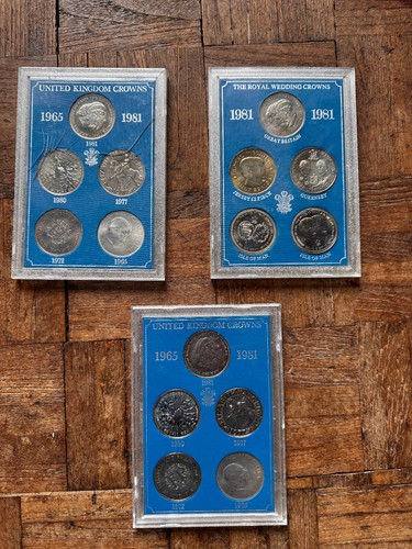 Crowns and coins royal - coins,