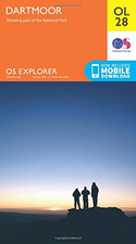 OS Explorer OL28 Dartmoor (OS Explorer Map) by Ordnance Survey Book The Cheap