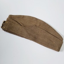 WW2 UNISSUED - 1943 DATED - SIDE CAP - BRITISH ARMY FIELD SERVICE WWII MILITARY
