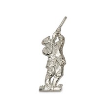 English Pewter Lapel  Coat Hat