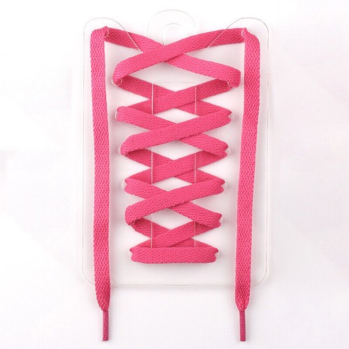 Coloured flat shoelaces - flat,
