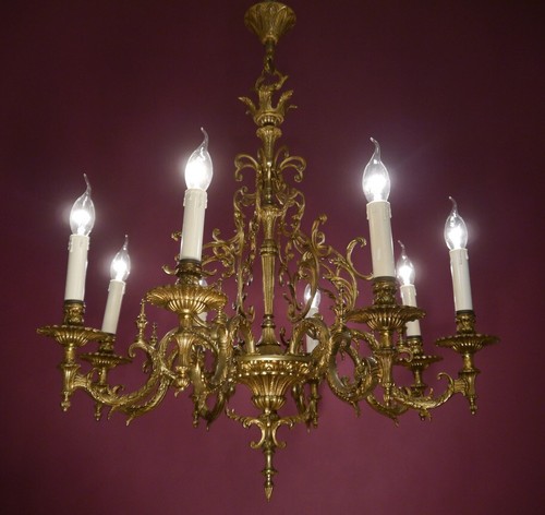 Solid brass chandelier - solid,