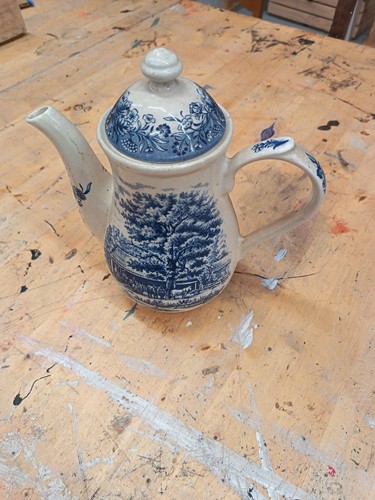 Vintage churchill blue china - blue,