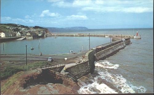 Watchet the harbour - the, harbour,