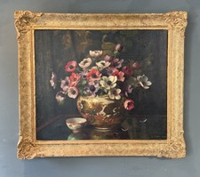Large Antique Oil Painting