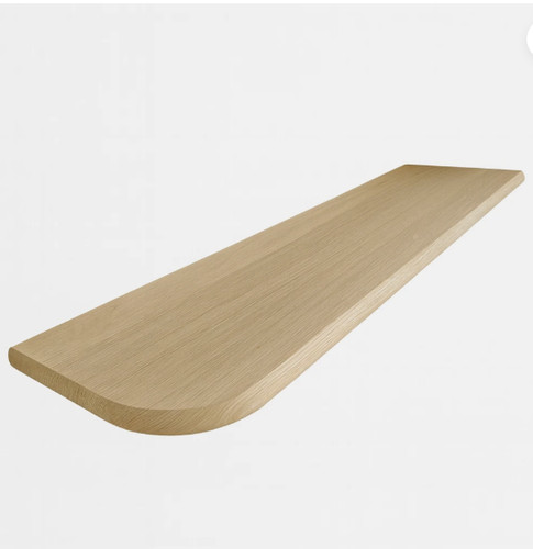 Solid oak stair tread - oak,