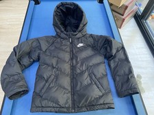 Boys black Nike puffer winter jacket in medium, age 10-12