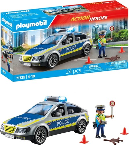 Playmobil police patrol car - police,