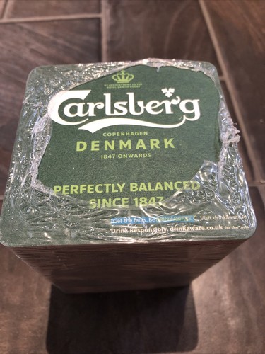 Carlsberg beer mats full pack - mats,