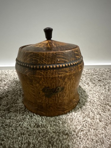 Vintage wooden tea box - wooden,