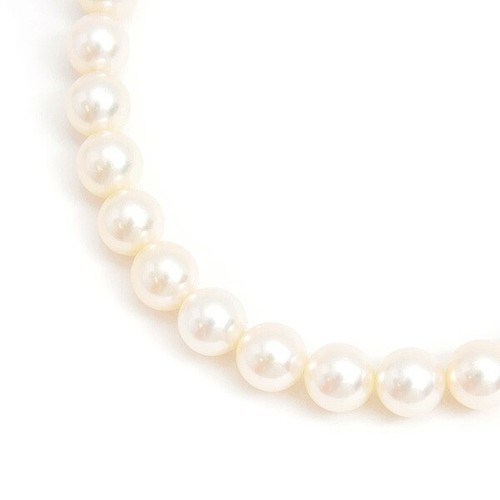 Mikimoto pearl necklace silver - pearl,
