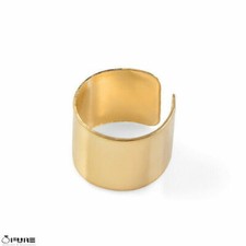 14K Gold Plated Silver Ear Cuff Clip On Cartilage Helix Non-Piercing Ear Clip
