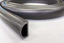 75D PVC D Fender Marine Semi Rigid Black | 75mm Wide | 40mm High | 6 Metres max