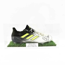 Single Football Boot Display Case - 10mm White Grass Effect Base