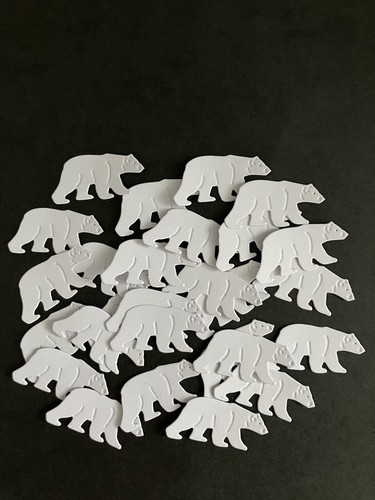 Die cut embellished - die, &