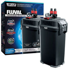 @Fluval 407 External Power Filter Includes Media Aquarium Fish Tank Replaces 406