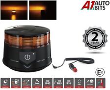 Led Wireless Battery Magnetic Amber Warning Beacon Light 12v 24v E9 7 MODES R65