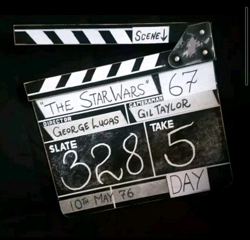 Star wars clapperboard - star,