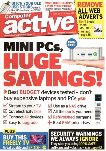Computer active magazine issue - computer,