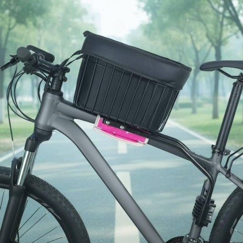 Foldable bike cargo basket - foldable,