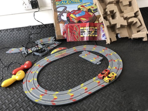 Scalextric car racing - racing, track