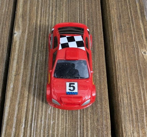 Micro scalextric red rally - scalextric,
