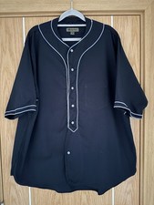 Nigel Cabourn Mainline Shortsleeved Baseball Shirt Dark Navy Size 50 (L/XL)