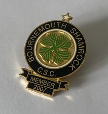 GLASGOW CELTIC BADGE FOOTBALL CLUB FC ENAMEL UK CSC SUPPORTERS CLUB BADGES A - L