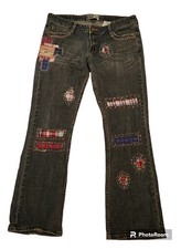 Retro Upcycled womans Jeans 10