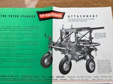 Peter Standen Top Windrowing Attachment For Sugar Beet Harvester