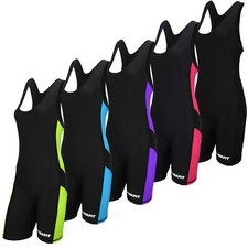 Ladies Long Leg Swimsuit Boyleg Swimming Costume Summer Pool Beach Home Suit