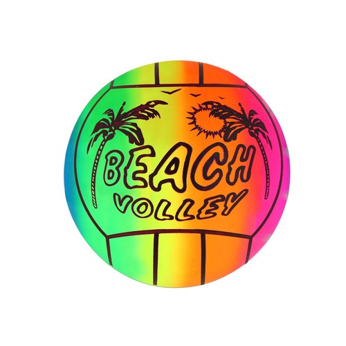 Pvc rainbow volleyball - pvc, 23cm