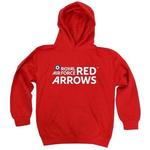 Red arrows kids hoodie - red,
