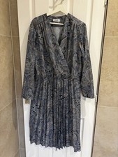 Ladies Damart Blue Spot Print