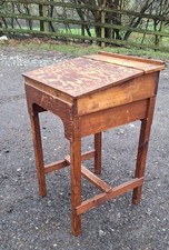 Vintage Wooden old School Desk