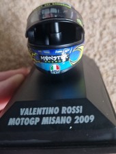 Minichamps 1/8 Helmet - V. Rossi - 2009 Misano MotoGp - 398090056