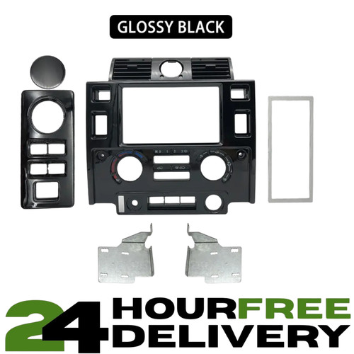 Gloss black double din centre - gloss,