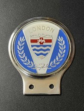 RARE  VINTAGE  LONDON GREAT BRITAIN  CAR BADGE