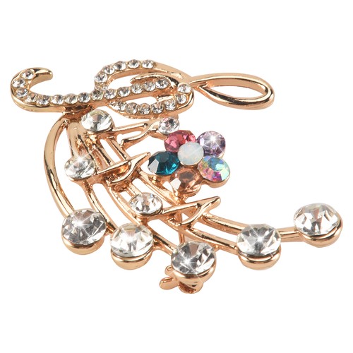 Arrival music brooch elegant - music,