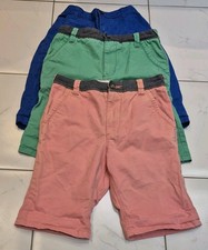 Boys Next Shorts Blue, Green, Salmon Bundle Adjustable Waist Age 10-11 Years