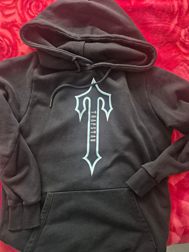 Trapstar black pullover hoodie - trapstar,