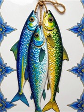 Tile Mural Colorful Fish Still