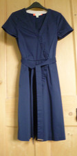 Ted Baker smart summer shirt style dress (Navy) size 1  - in good condition