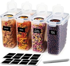4PCS Airtight Cereal Storage