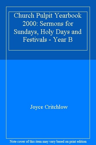 Church pulpit yearbook - yearbook, 2000