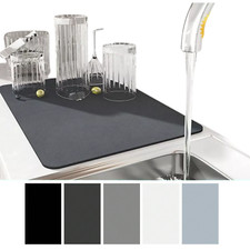Kitchen Super Absorbent Draining Mat Coffee Dish Drying Mat Quick Dry Drain Pad