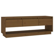 Solid Wood Pine TV Cabinet