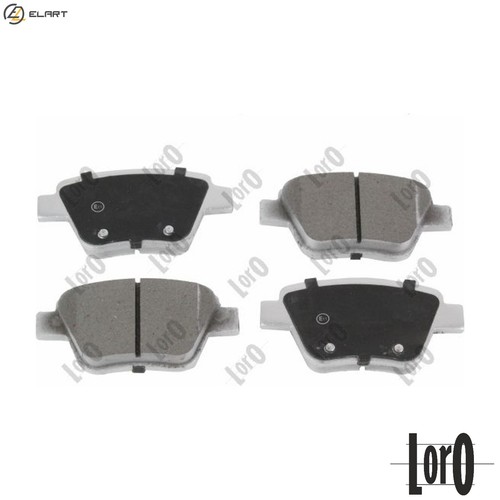 Brake pad set disc - set,