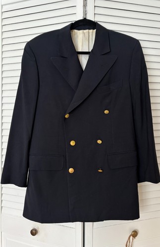 Vintage faconnable navy double - navy,